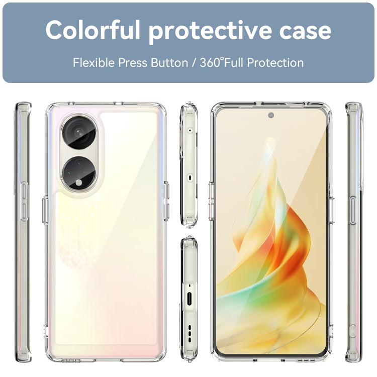 For OPPO A1 Pro 5G Colorful Series Acrylic + TPU Phone Case