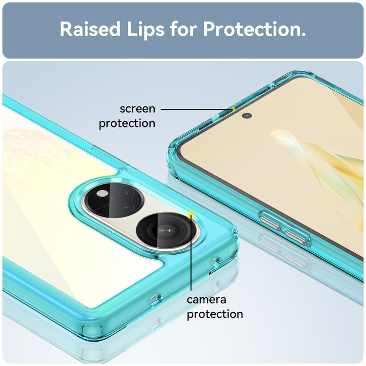 For OPPO A1 Pro 5G Colorful Series Acrylic + TPU Phone Case