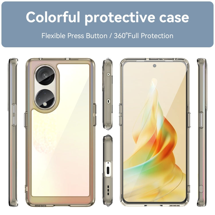 For OPPO A1 Pro 5G Colorful Series Acrylic + TPU Phone Case