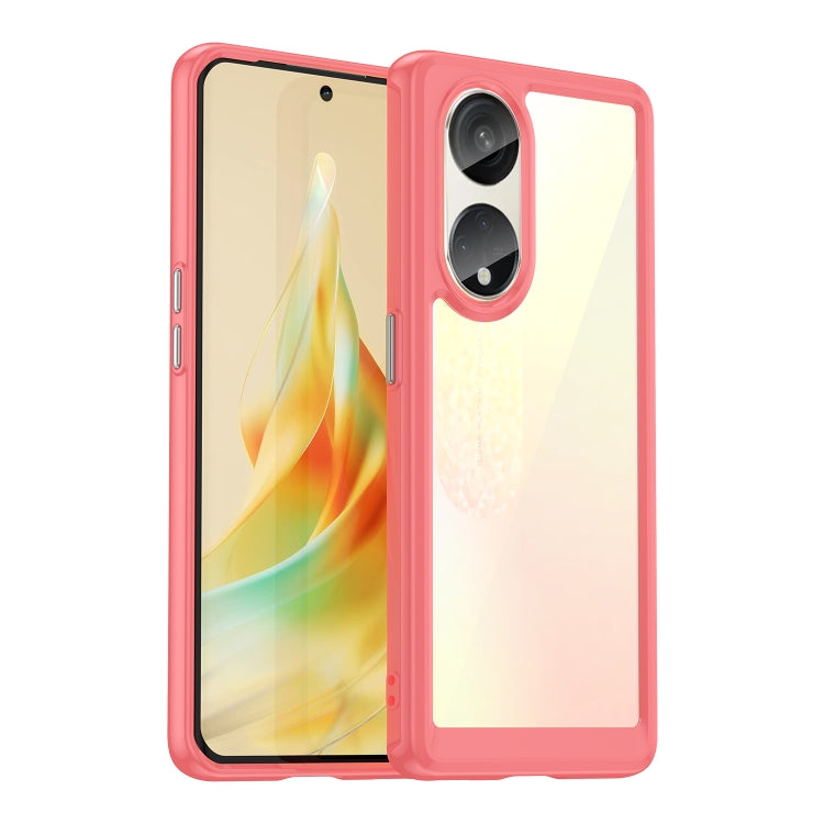 For OPPO A1 Pro 5G Colorful Series Acrylic + TPU Phone Case