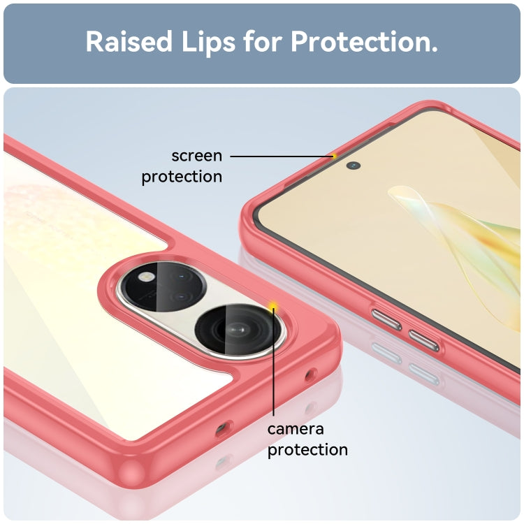 For OPPO A1 Pro 5G Colorful Series Acrylic + TPU Phone Case