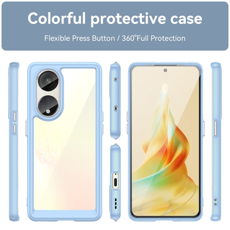 For OPPO A1 Pro 5G Colorful Series Acrylic + TPU Phone Case