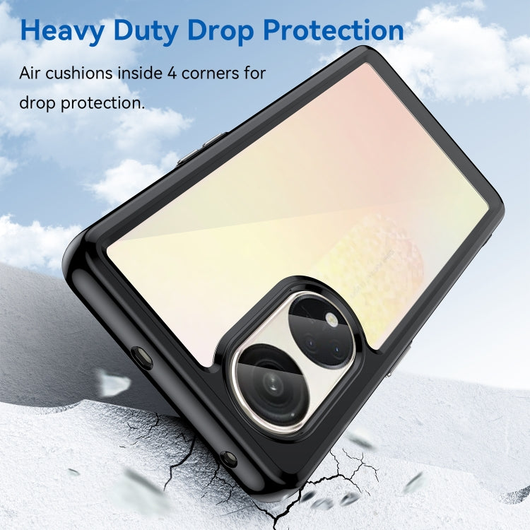 For OPPO A1 Pro 5G Colorful Series Acrylic + TPU Phone Case