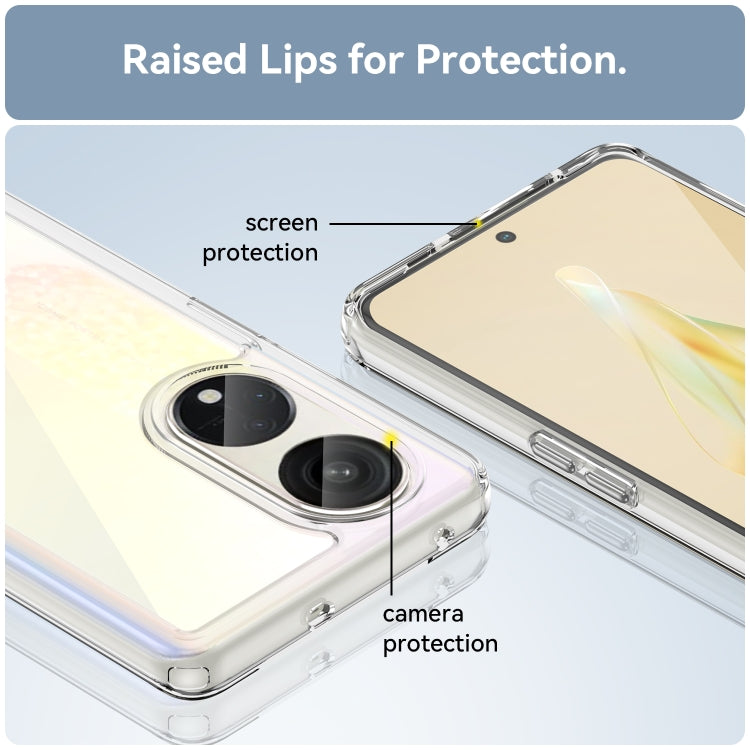 For OPPO Reno8 T 5G Colorful Series Acrylic + TPU Phone Case