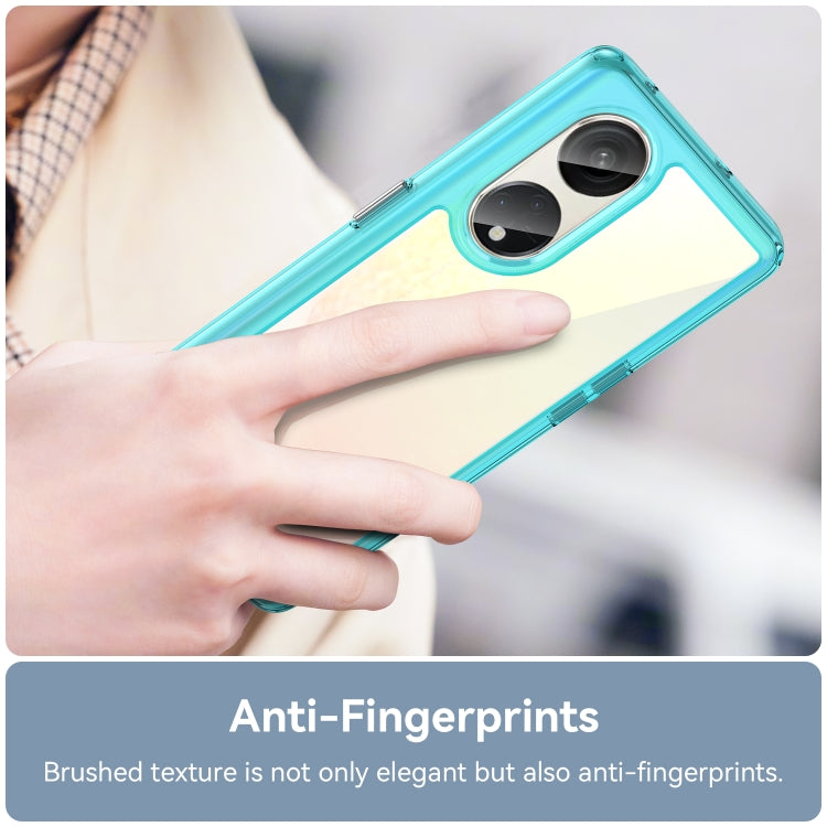 For OPPO Reno8 T 5G Colorful Series Acrylic + TPU Phone Case