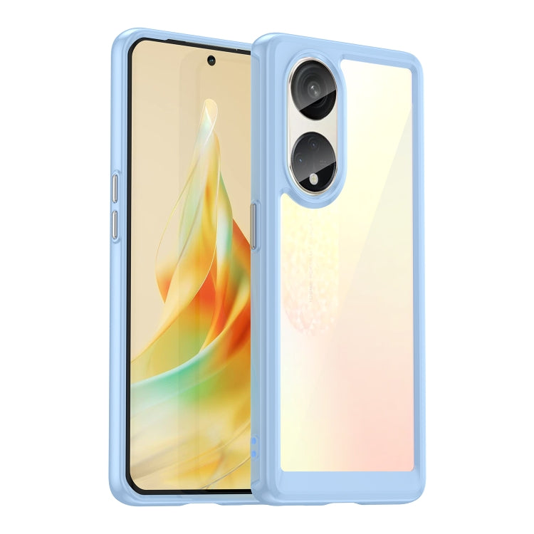 For OPPO Reno8 T 5G Colorful Series Acrylic + TPU Phone Case