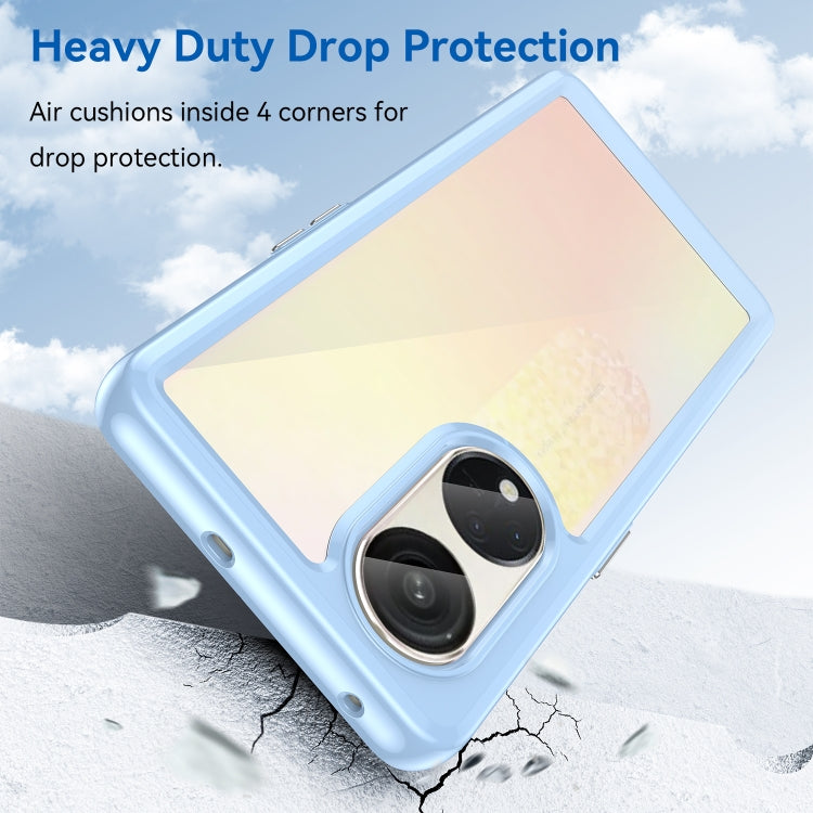 For OPPO Reno8 T 5G Colorful Series Acrylic + TPU Phone Case