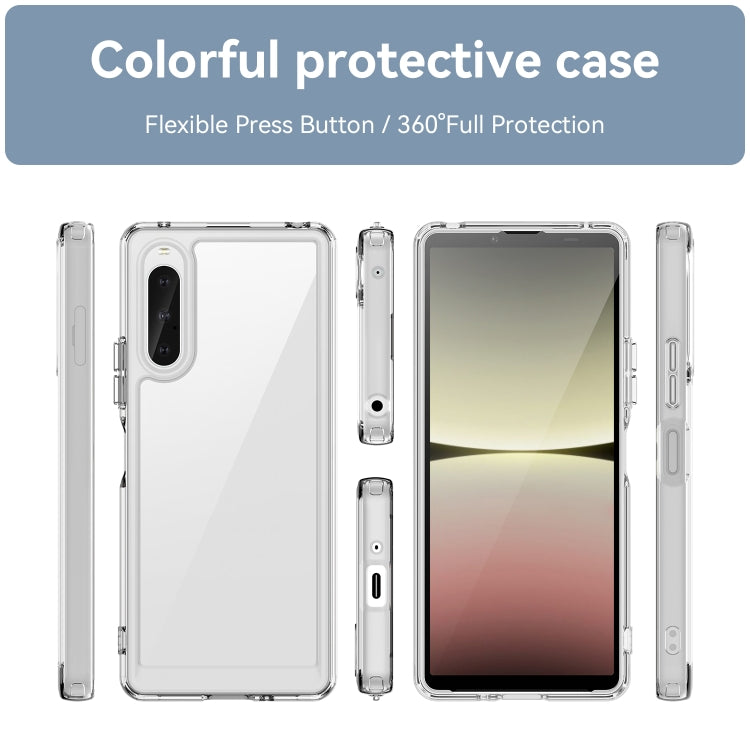 For Sony Xperia 10 V Colorful Series Acrylic + TPU Phone Case