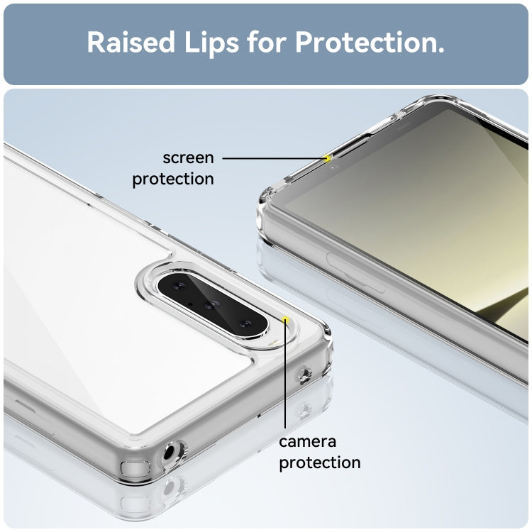 For Sony Xperia 10 V Colorful Series Acrylic + TPU Phone Case