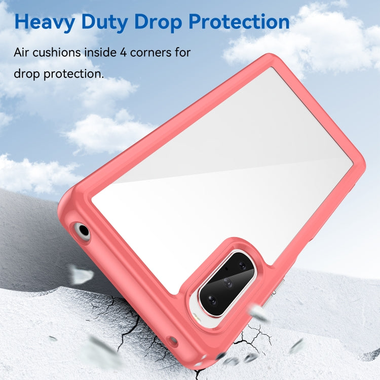 For Sony Xperia 10 V Colorful Series Acrylic + TPU Phone Case