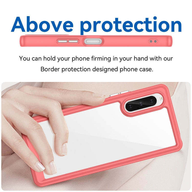 For Sony Xperia 10 V Colorful Series Acrylic + TPU Phone Case