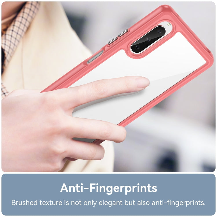 For Sony Xperia 10 V Colorful Series Acrylic + TPU Phone Case