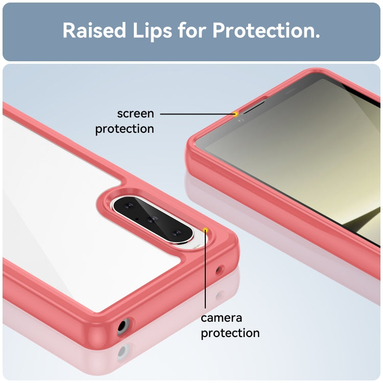 For Sony Xperia 10 V Colorful Series Acrylic + TPU Phone Case