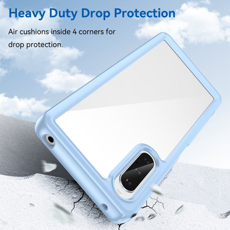 For Sony Xperia 10 V Colorful Series Acrylic + TPU Phone Case