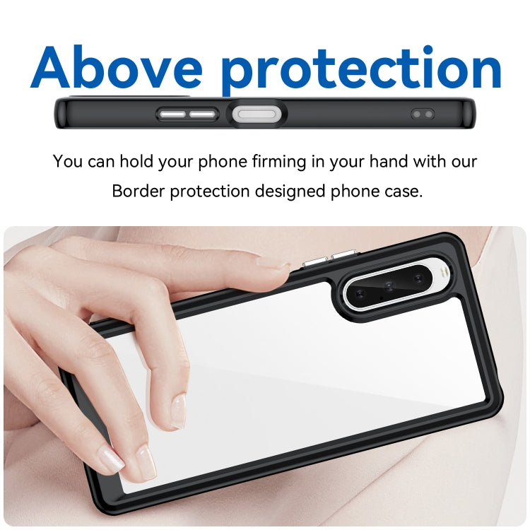 For Sony Xperia 10 V Colorful Series Acrylic + TPU Phone Case