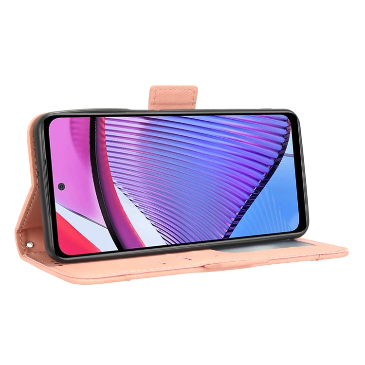 For Motorola Moto G Power 2023 Skin Feel Calf Texture Card Slots Leather Phone Case