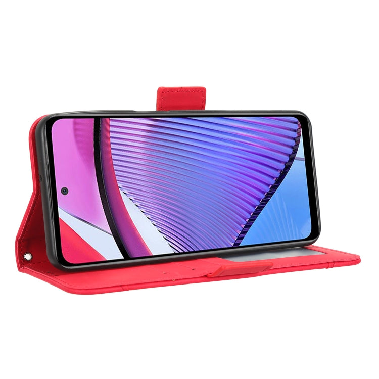 For Motorola Moto G Power 2023 Skin Feel Calf Texture Card Slots Leather Phone Case