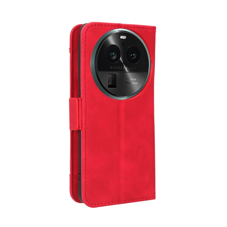 For OPPO Find X6 Pro Skin Feel Calf Texture Card Slots Leather Phone Case