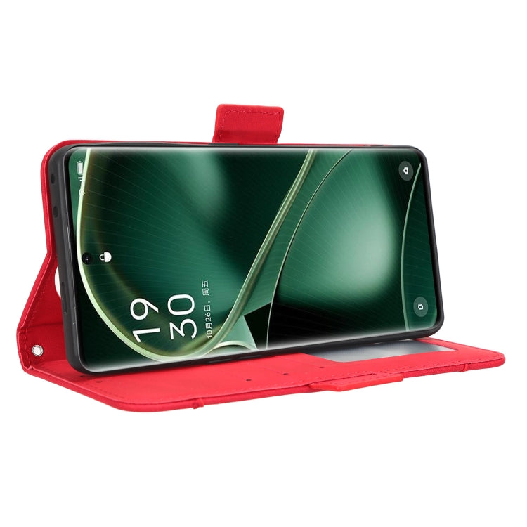 For OPPO Find X6 Pro Skin Feel Calf Texture Card Slots Leather Phone Case