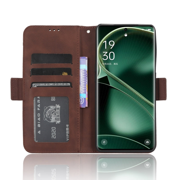 For OPPO Find X6 Pro Skin Feel Calf Texture Card Slots Leather Phone Case