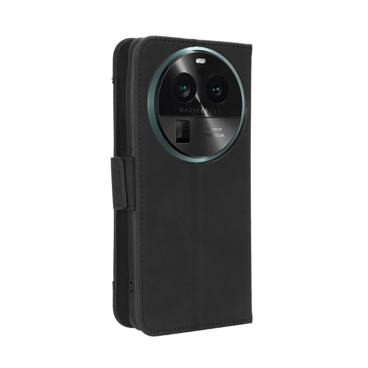 For OPPO Find X6 Skin Feel Calf Texture Card Slots Leather Phone Case