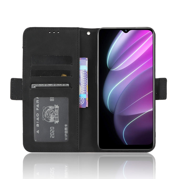 For Realme V30 / V30t 5G Skin Feel Calf Texture Card Slots Leather Phone Case