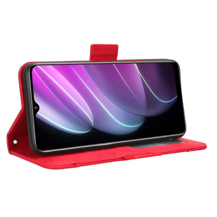 For Realme V30 / V30t 5G Skin Feel Calf Texture Card Slots Leather Phone Case