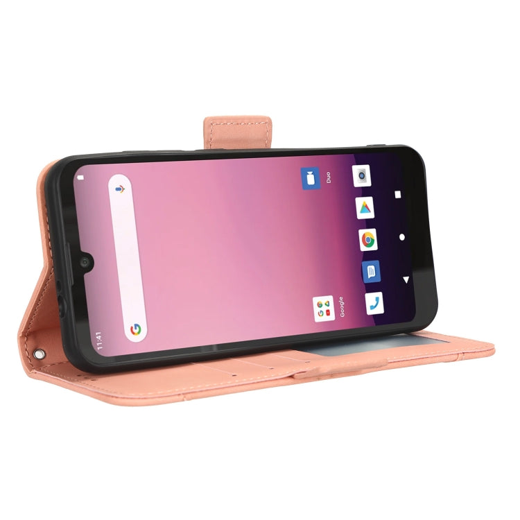 For Orbic Q10 4G Skin Feel Calf Texture Card Slots Leather Phone Case