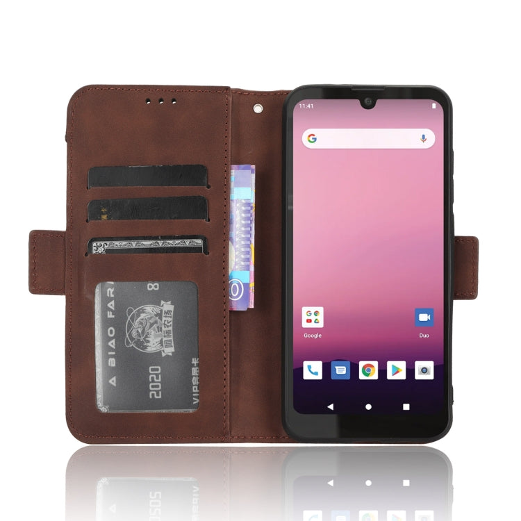 For Orbic Q10 4G Skin Feel Calf Texture Card Slots Leather Phone Case