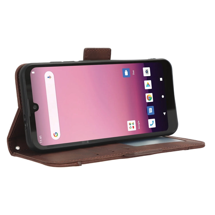 For Orbic Q10 4G Skin Feel Calf Texture Card Slots Leather Phone Case