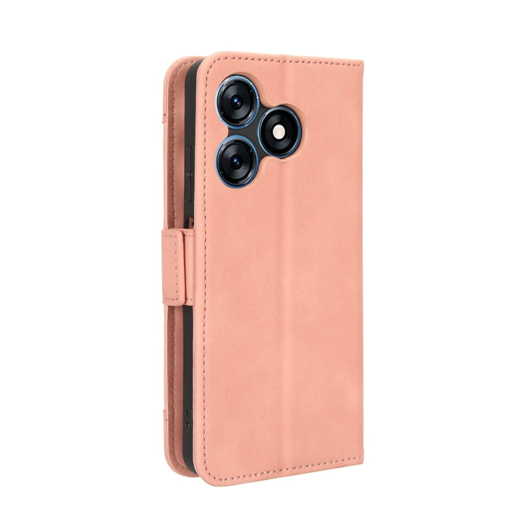 For Tecno Spark 10 4G Skin Feel Calf Texture Card Slots Leather Phone Case