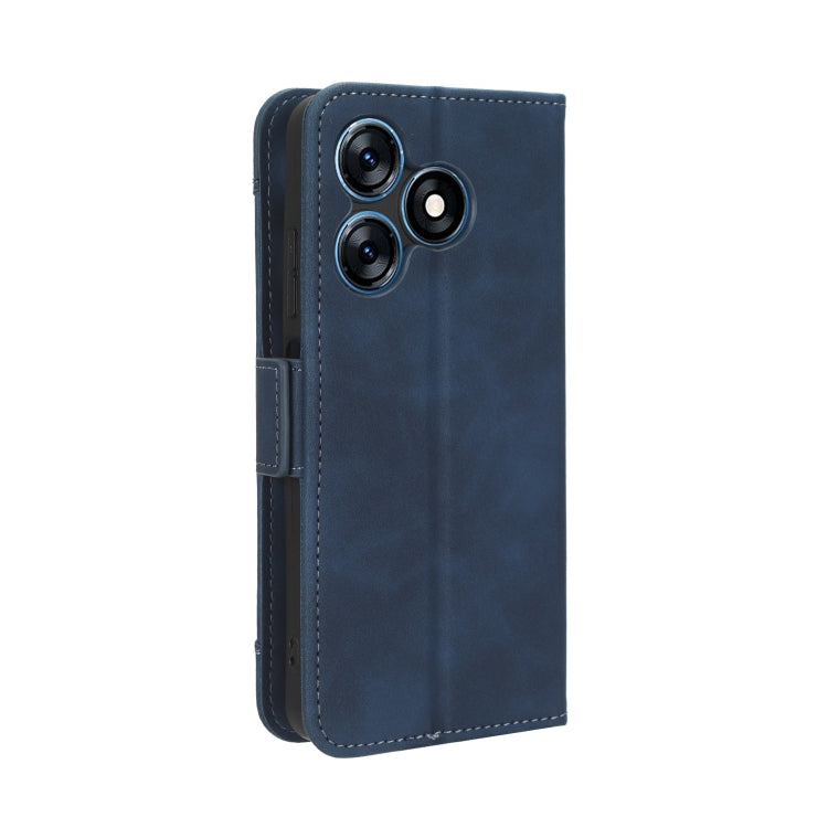 For Tecno Spark 10 4G Skin Feel Calf Texture Card Slots Leather Phone Case