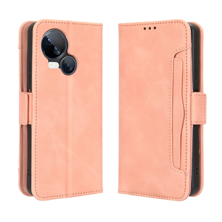 For Tecno Spark 10 5G Skin Feel Calf Texture Card Slots Leather Phone Case