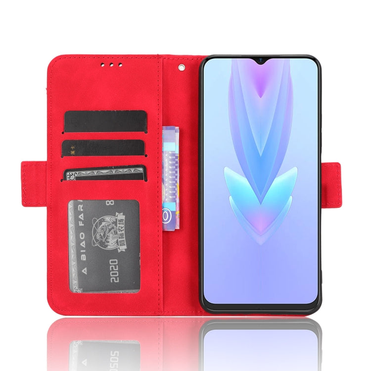 For Tecno Spark 10 5G Skin Feel Calf Texture Card Slots Leather Phone Case