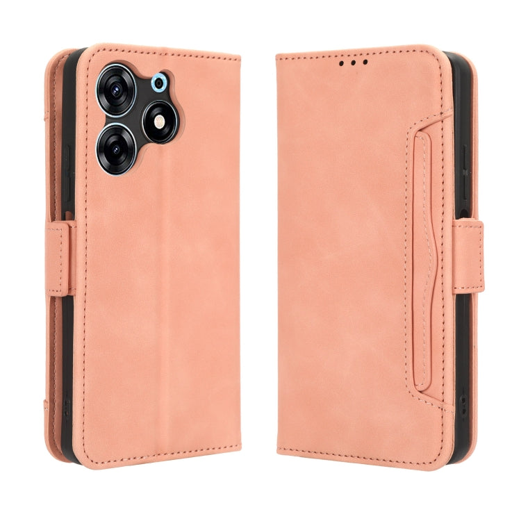 For Tecno Spark 10 Pro / K17 Skin Feel Calf Texture Card Slots Leather Phone Case