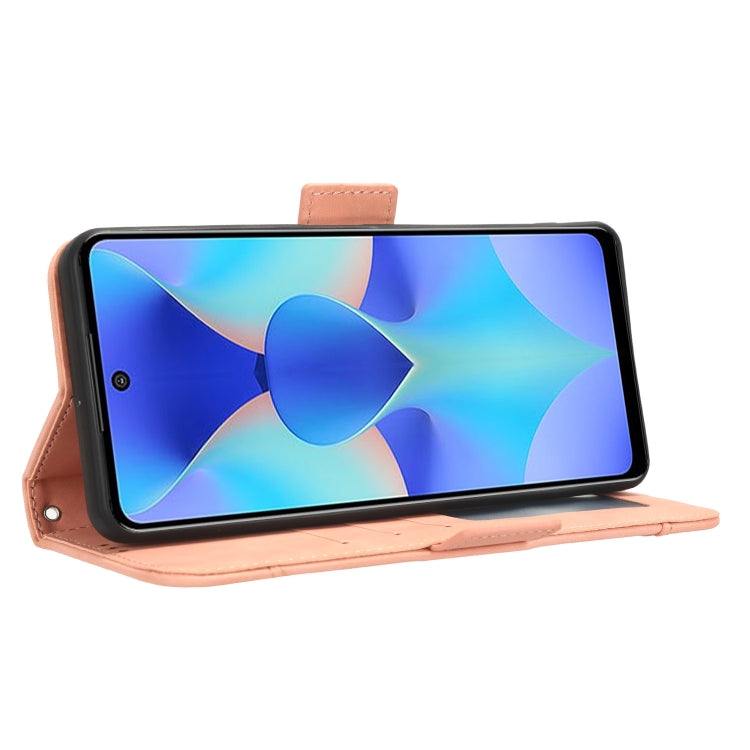 For Tecno Spark 10 Pro / K17 Skin Feel Calf Texture Card Slots Leather Phone Case