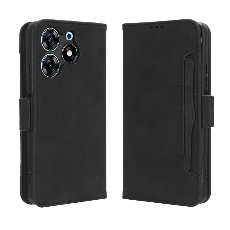 For Tecno Spark 10 Pro / K17 Skin Feel Calf Texture Card Slots Leather Phone Case