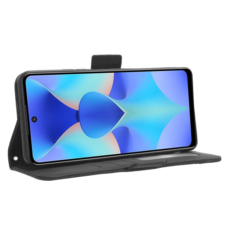 For Tecno Spark 10 Pro / K17 Skin Feel Calf Texture Card Slots Leather Phone Case