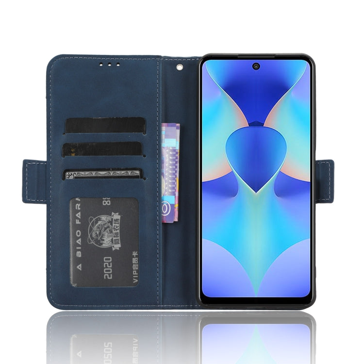 For Tecno Spark 10 Pro / K17 Skin Feel Calf Texture Card Slots Leather Phone Case