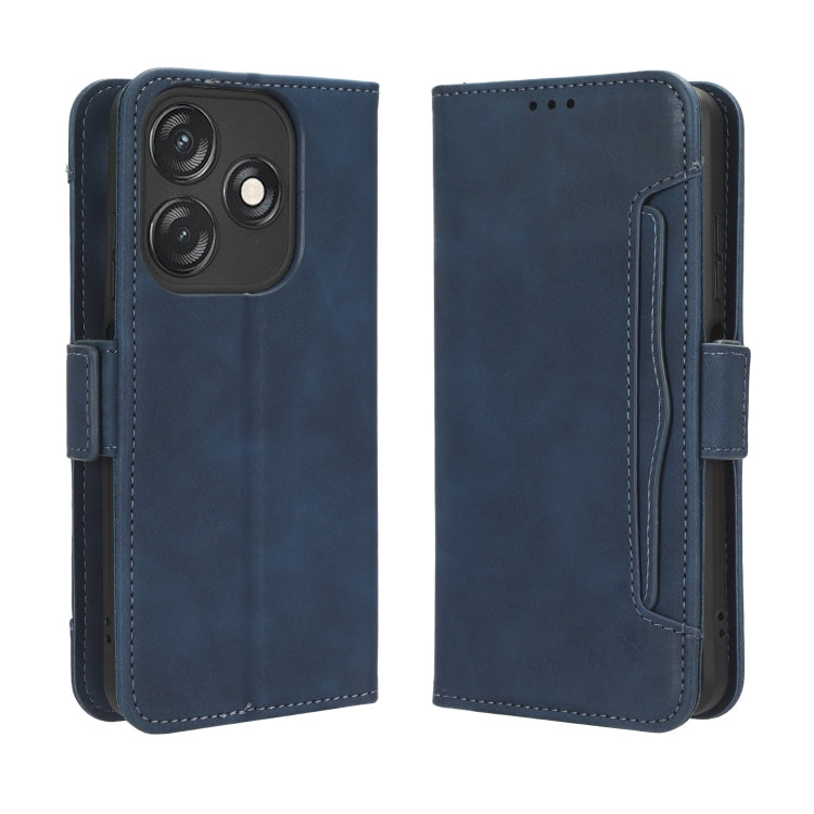 For Tecno Spark 10C Skin Feel Calf Texture Card Slots Leather Phone Case