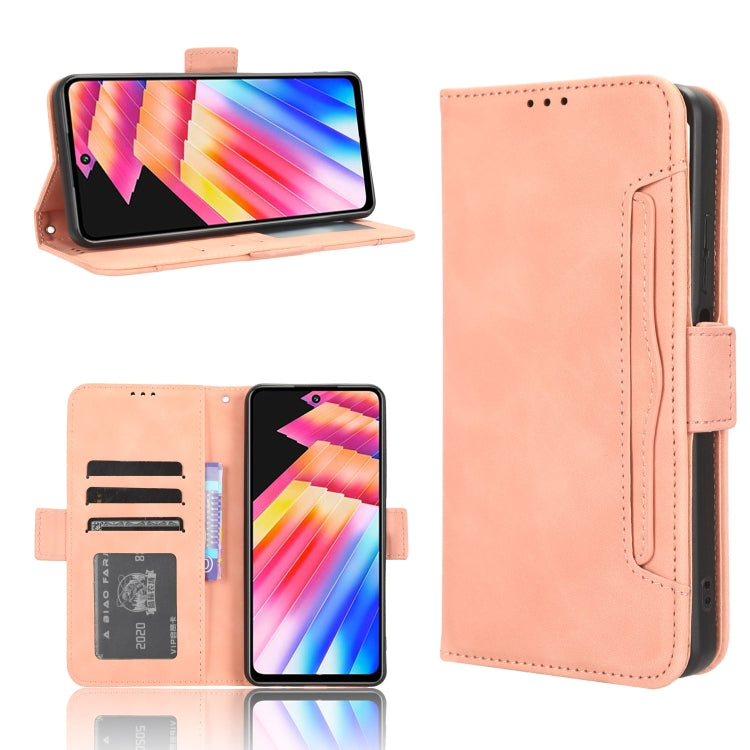 For Infinix Hot 30 4G X6831 Skin Feel Calf Texture Card Slots Leather Phone Case