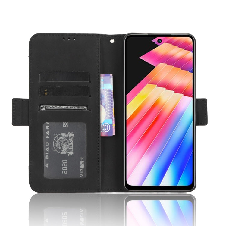 For Infinix Hot 30 4G X6831 Skin Feel Calf Texture Card Slots Leather Phone Case