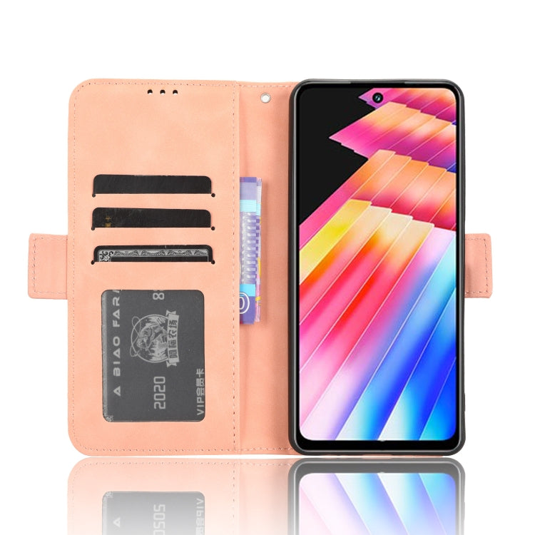 For Infinix Hot 30 Play Skin Feel Calf Texture Card Slots Leather Phone Case