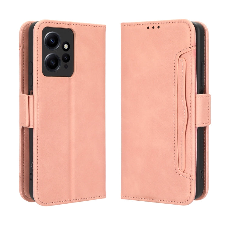 For Xiaomi Redmi Note 12 4G Global Skin Feel Calf Texture Card Slots Leather Phone Case