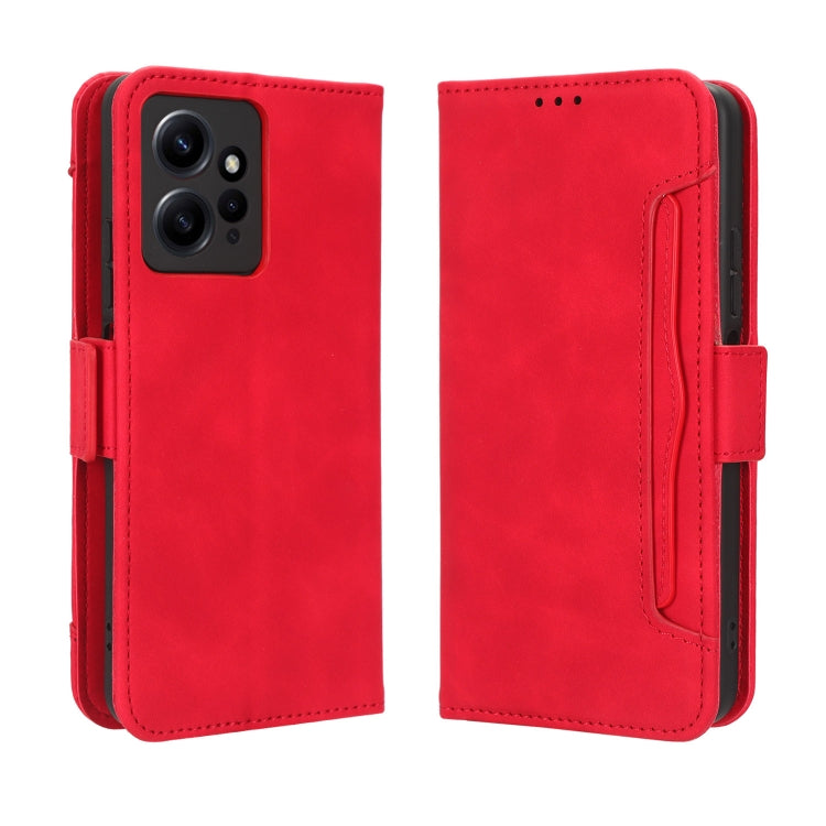 For Xiaomi Redmi Note 12 4G Global Skin Feel Calf Texture Card Slots Leather Phone Case