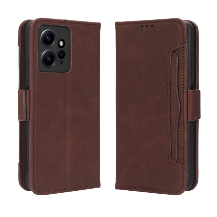 For Xiaomi Redmi Note 12 4G Global Skin Feel Calf Texture Card Slots Leather Phone Case