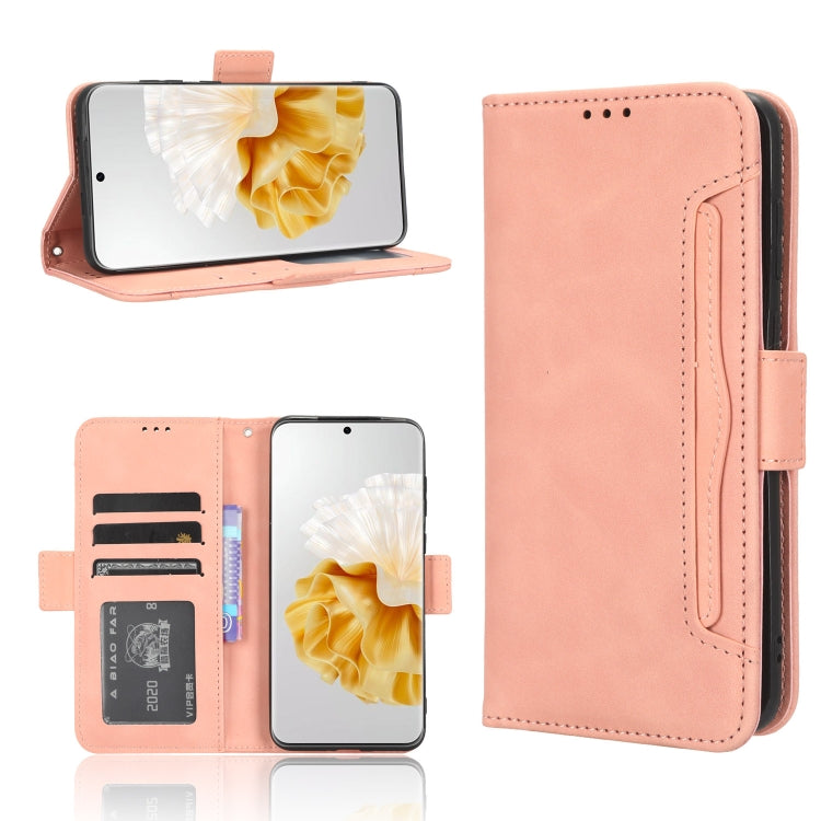 For Huawei P60 / P60 Pro Skin Feel Calf Texture Card Slots Leather Phone Case