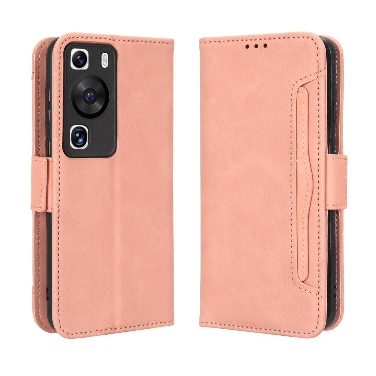 For Huawei P60 / P60 Pro Skin Feel Calf Texture Card Slots Leather Phone Case