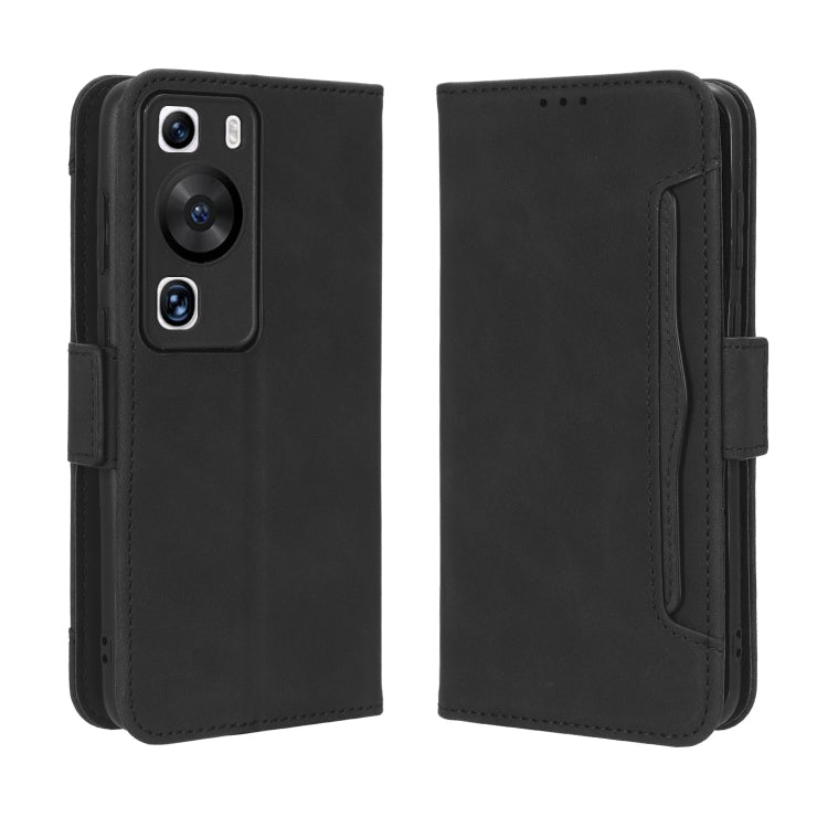 For Huawei P60 / P60 Pro Skin Feel Calf Texture Card Slots Leather Phone Case