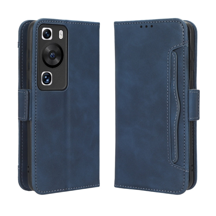 For Huawei P60 / P60 Pro Skin Feel Calf Texture Card Slots Leather Phone Case
